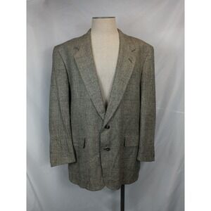 Vintage‎ Austin Reed 100% Silk Tweed Sport Coat Blazer 44L Proffitt's England